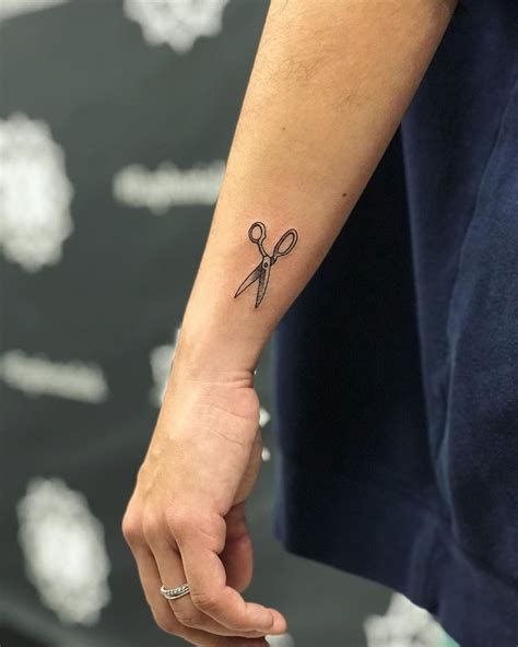 Mini Scissors Tattoos