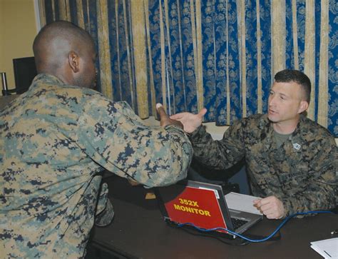 Mmea Roadshow Monitors Educate Marines In Career Paths Discuss Future