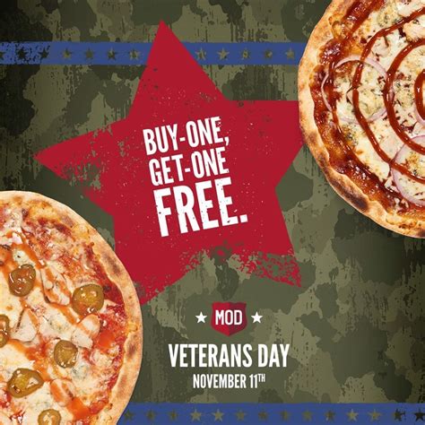 Mod Pizza Veterans Day Coupon Na Gear