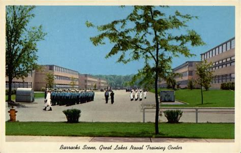 Modern Navy Barracks At Great Lakes Naval Training Center Chicago Il