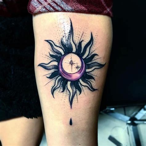 Moon Sun Tattoo Ideas