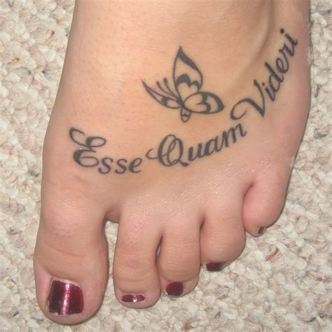 More Stunning Foot Tattoo Designs For Girls Simple Foot Tattoo Design