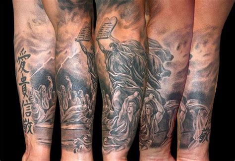 Moses Biblical Tattoo By Nataliaborgia On Deviantart Biblical Tattoos