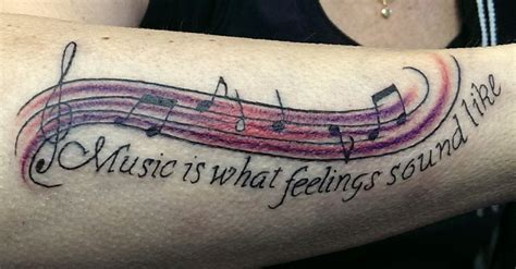 Music Is What Feelings Sound Like Music Tattoo Designs Subtle