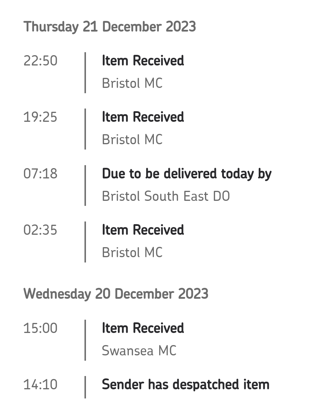 My Brp Not Arrived