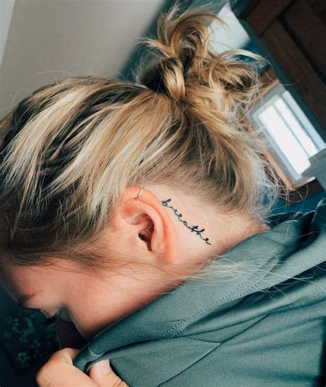 Name Tattoos Behind The Ear