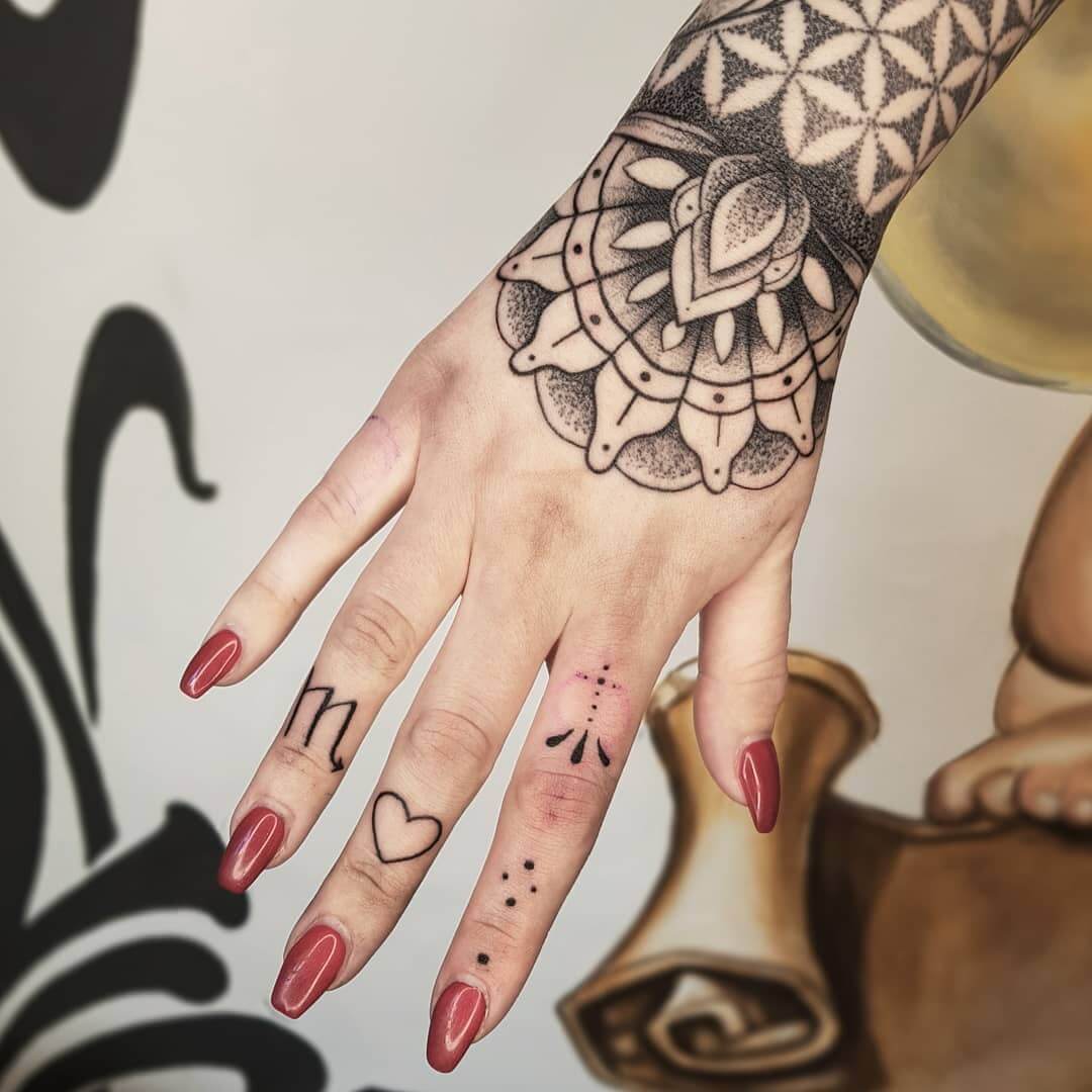 Name Tattoos On Hand