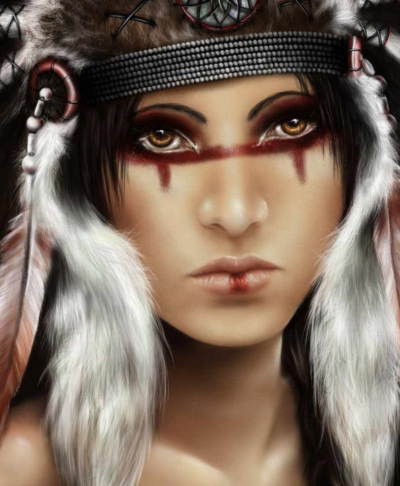 Native American War Paint Female More Good Blogging Photos