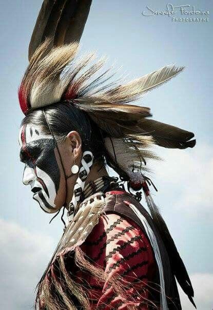 Native American Warrior Face Paint