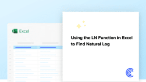 Natural Log In Excel