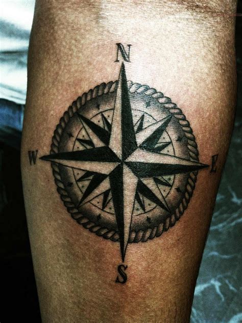 Nautical Star Compass Tattoos