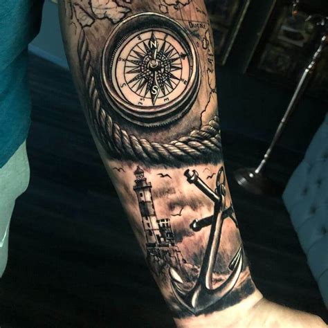 Nautical Tattoo Designs And Their Meanings Tattooli Com