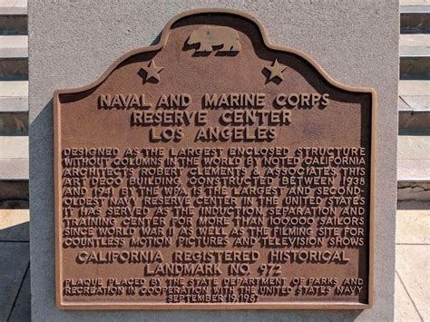 Naval And Marine Corps Reserve Center Historical Marker