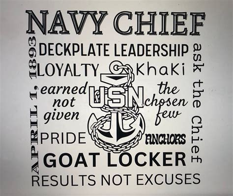 Navy Chief Navy Pride Etsy