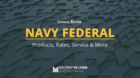 Navy Federal Lender Review Militaryvaloan Com