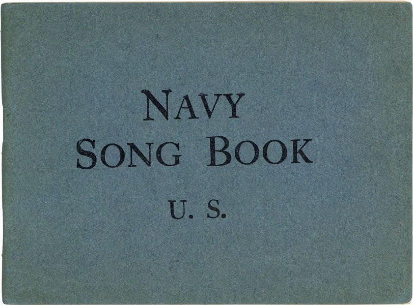 Navy Song Book Music National Committee On Army And Navy Camp