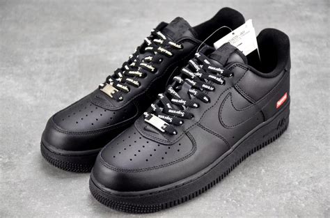 Nike Air Force 1 Low Supreme Black Aftermarket