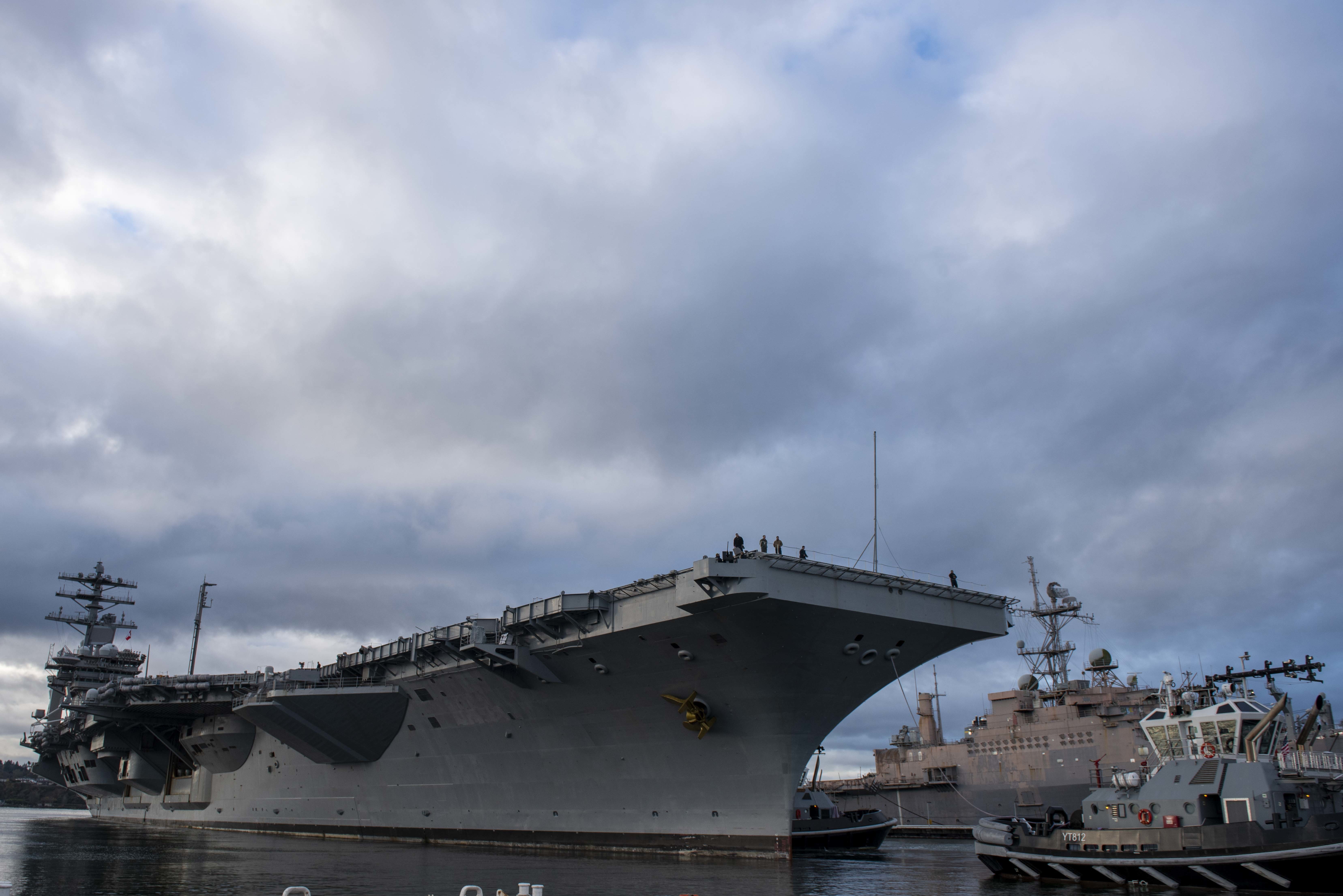 Nimitz Carrier Strike Group Departs San Diego For Pacific Deployment