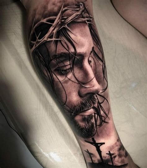 Nosso Salvador Jesus Cristo Jesus Forearm Tattoo Religi Ses Tattoo