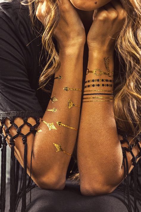 Obsessed Limelight Tattoos City Of Gold Collection Metal Tattoo