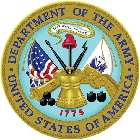 Official Army Seal States Armed Forces