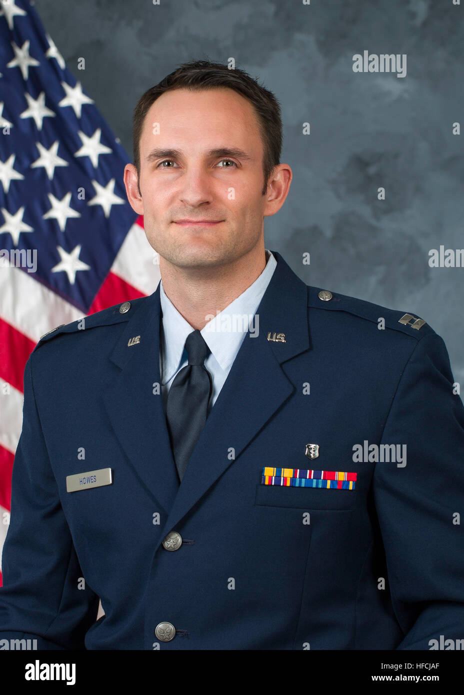 Official Portrait Uncovered Of U S Air Force Capt Adam B Howes A