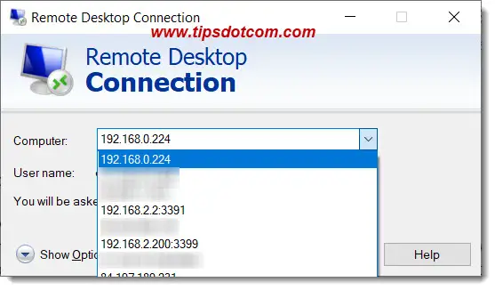 Only Allow Specific Ip Addresses To Access Remote Desktop Connection On