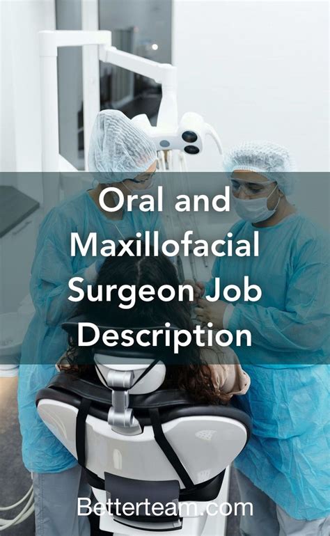 Oral Or Maxillofacial Surgeon Job Description Duties Healthcare