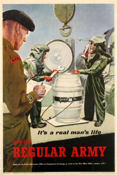 Original Vintage Posters Propaganda Posters Join The Regular Army