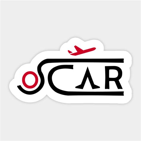 Oscar Aviation Phonetic Alphabet Pilot Airplane Oscar Sticker