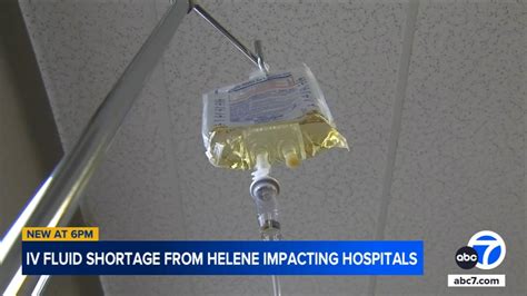 Patients Hospitals Worry About Shortage Of Iv Fluids Due To Hurricane