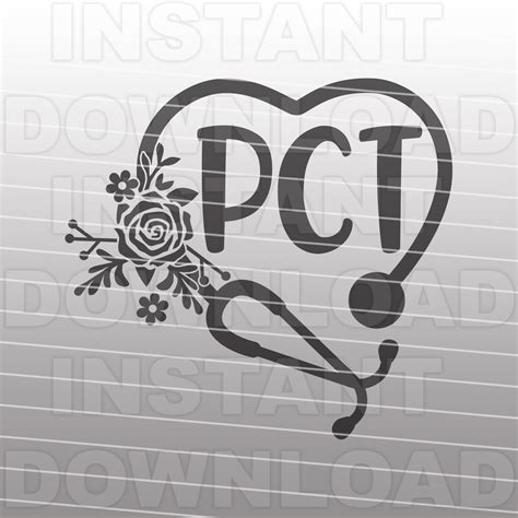 Pct Patient Care Technician Svg Png Pct Svg Patient Care Tech Svg Nurse Life Svg Nurse Png