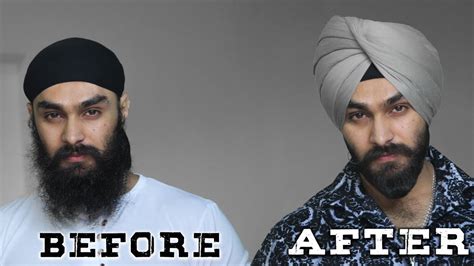 Perfect Way To Tie A Beard For Sikhs Youtube