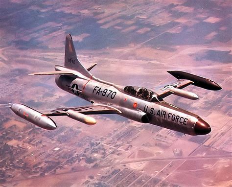 Pic Lockheed F 94C Starfire First Generation Jet Fighter Of The U S