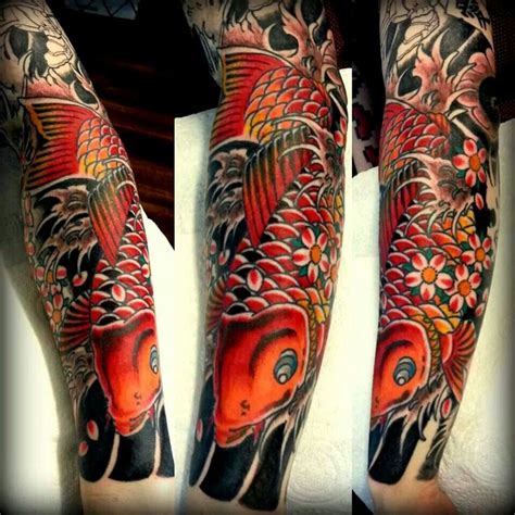 Pin By C Sar Amp Quot Checho Amp Quot Marino On C Tattoo Half Sleeve Koi Tattoo Design Koi Dragon Tattoo