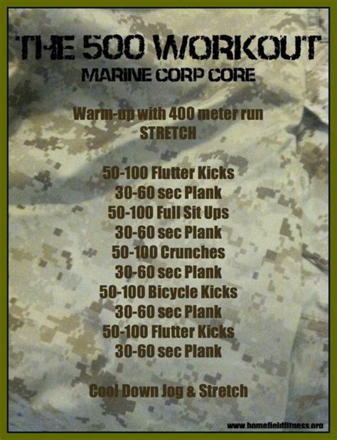 Pin On U S M C Workout