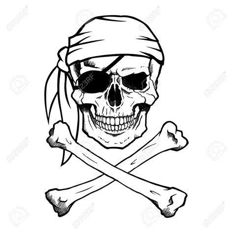 Pirate Skull Drawing At Getdrawings Free Download