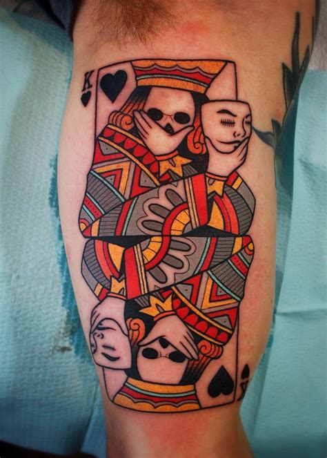 Playing Card Tattoo By Dave Wah At Stay Humble Tattoo Company In