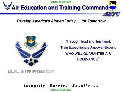 Ppt Air Education And Training Command Powerpoint Presentation Id