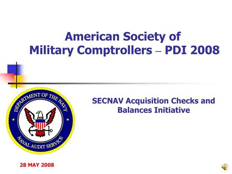 Ppt American Society Of Military Comptrollers Pdi 2008 Powerpoint