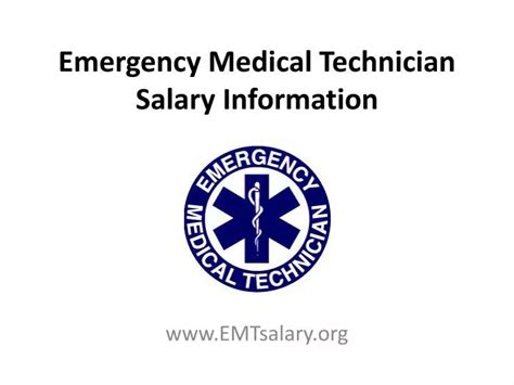 Ppt Emergency Medical Technician Emt Salary Powerpoint Presentation