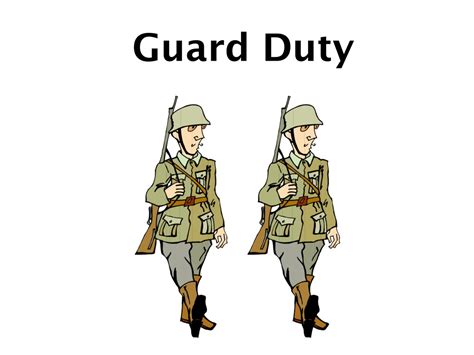 Ppt Guard Duty Powerpoint Presentation Free Download Id 9382300