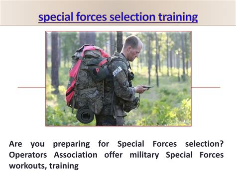 Ppt Military Special Forces Workouts Operators Association