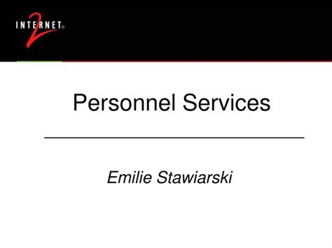 Ppt Personnel Services Powerpoint Presentation Free Download Id