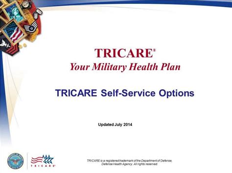 Ppt Tricare Your Military Health Plan Tricare Self Service Options