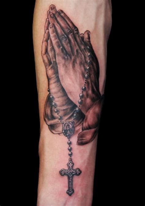 Prayer Hands Design Tattoos