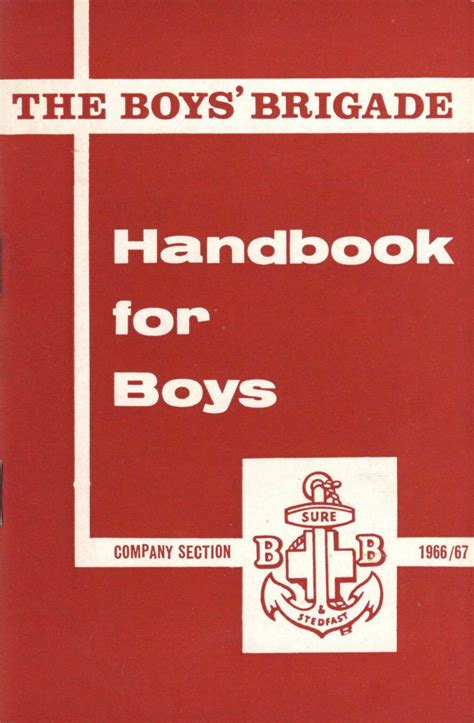 Pre Basic Training Handbook The Boys Amp 39 Brigade Archive Trust Museum