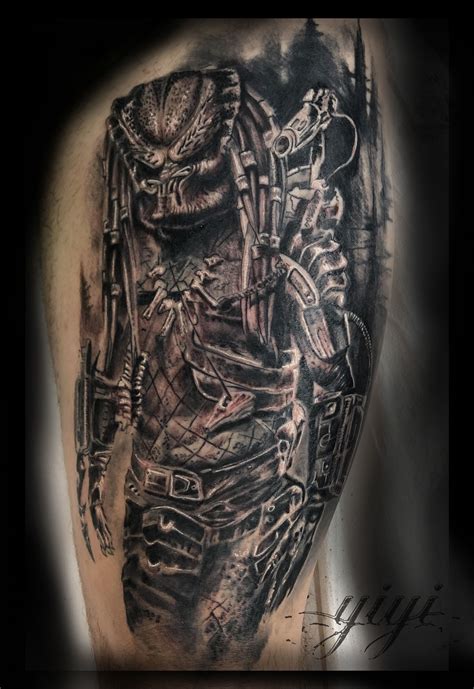 Predator By Sass Tattoo Tattoo Designs Men Predator Tattoo