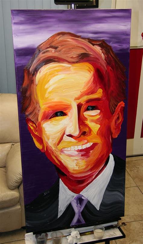 President George W Bush Painting By Brandon Notch Fine Art America