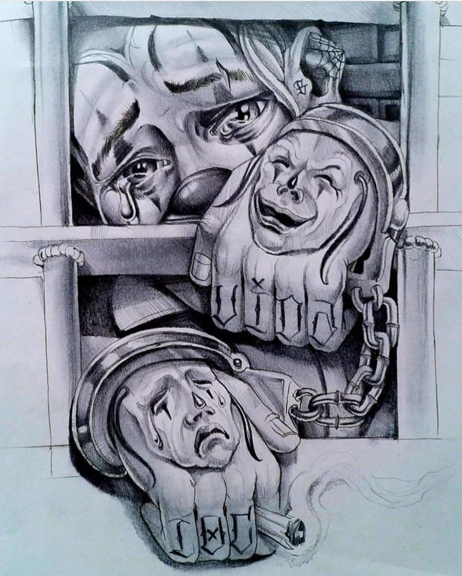 Prison Art Prison Art Chicano Art Tattoos Chicano Art